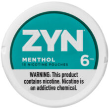 zyn menthol 6mg