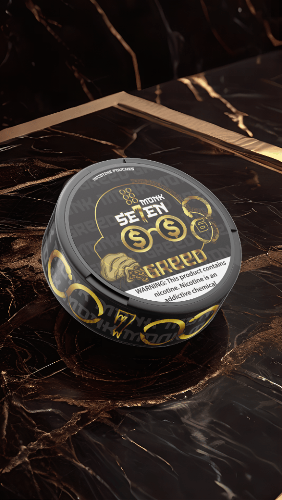MONK Nicotine Pouches – 6mg – Greed