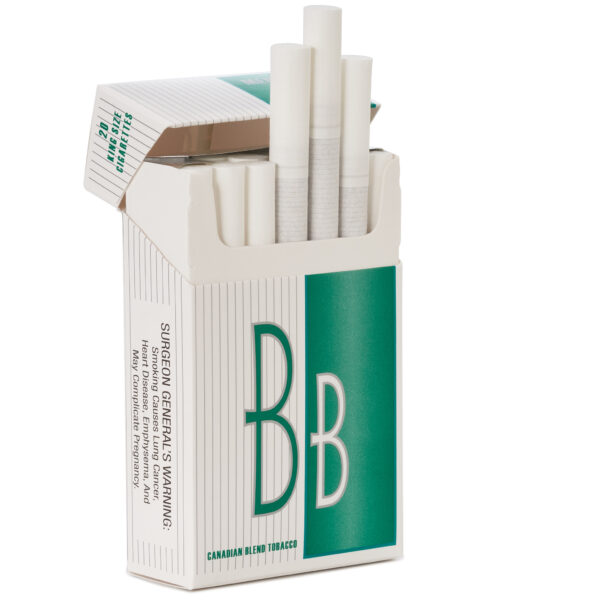 BB Menthols 20 Pack Cigarettes