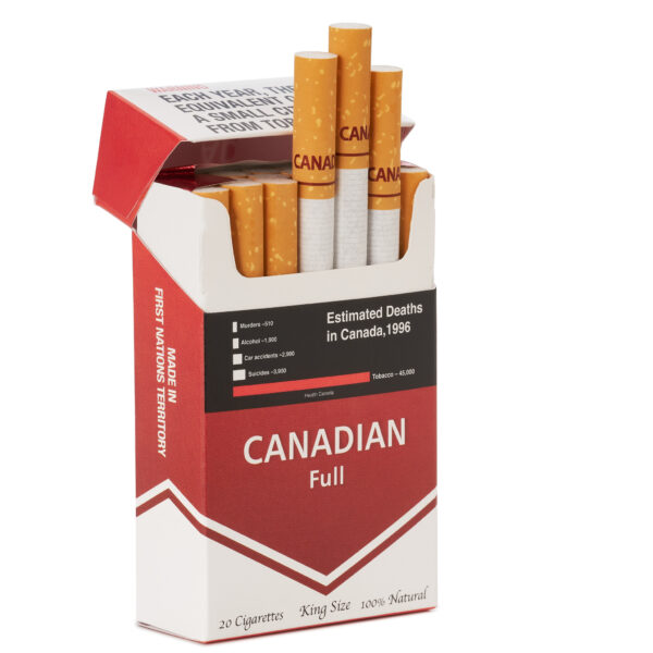Canadian Red Full Flavor 20 Pack Cigarettes