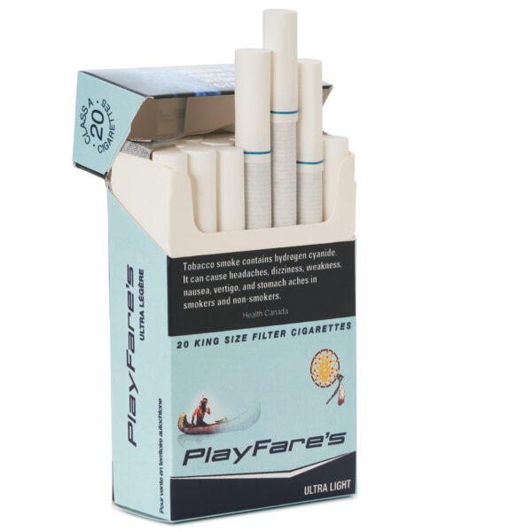 Playfare Ultra Lights 20 Pack Cigarettes
