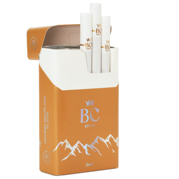BC Kings Gold 20 Pack Cigarette