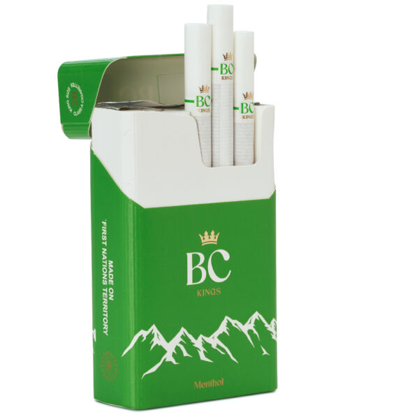 BC Kings Menthol 20 Pack Cigarette